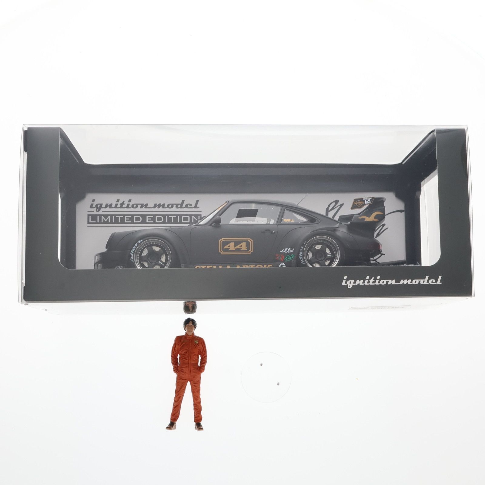 1/18 RWB 930 Matte Black With Mr.Nakai 完成品 ミニカー