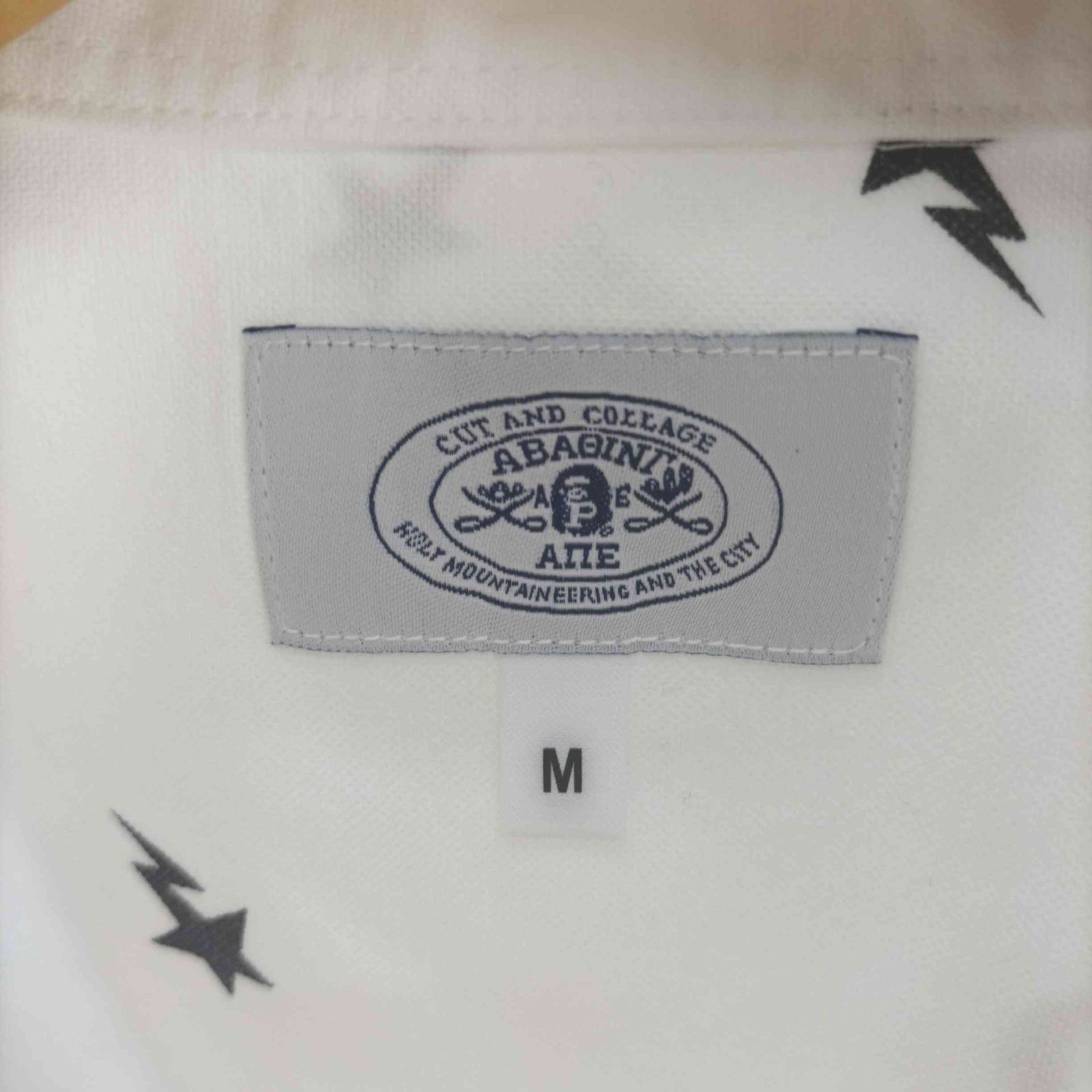 【日本製】 アベイシングエイプ ベイプスタ オックスフォードシャツ Mサイズ アベイシングエイプ A BATHING APE BAPE STA APE HEAD ベイプスタ