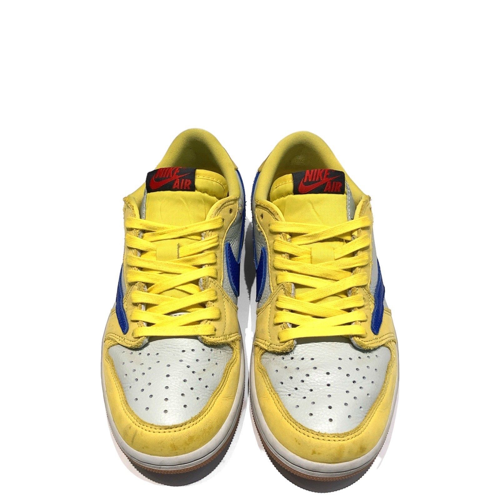 NIKE (ナイキ) × Travis Scott (トラヴィススコット) WMNS Air Jordan 1 Retro Low OG Canary DZ4137-700 エアジョーダン1 レトロ ロー カナリー 25.5cm イエロー /036