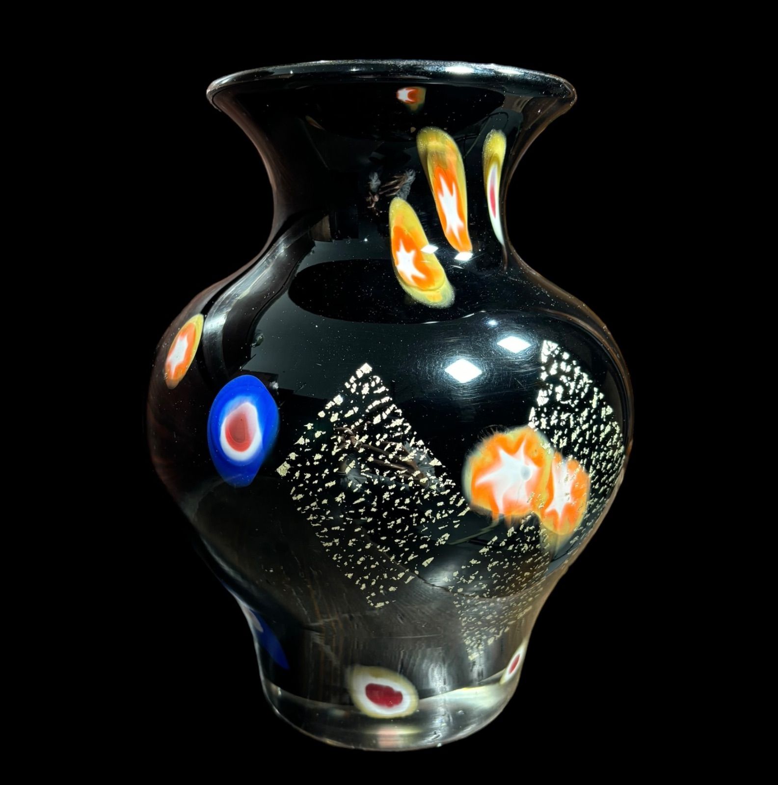 ❴✨♦期間限定7月16日迄大特価カメイ花瓶・金粉入りインテリア❨新品❩★1点物★ ♥大特価カメイ花瓶・金粉入り・インテリア♥❵❨新品❩☆1点物☆