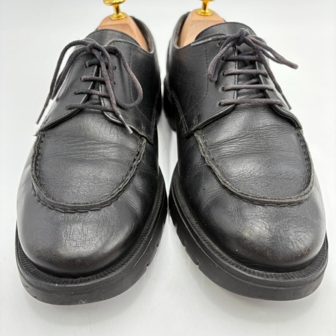 人気モデル　KLEMAN Uチップシューズ　FLODA ブラック　42 KLEMAN (クレマン) FRODAN #MEN / フロダン Uチップシューズ メンズ
