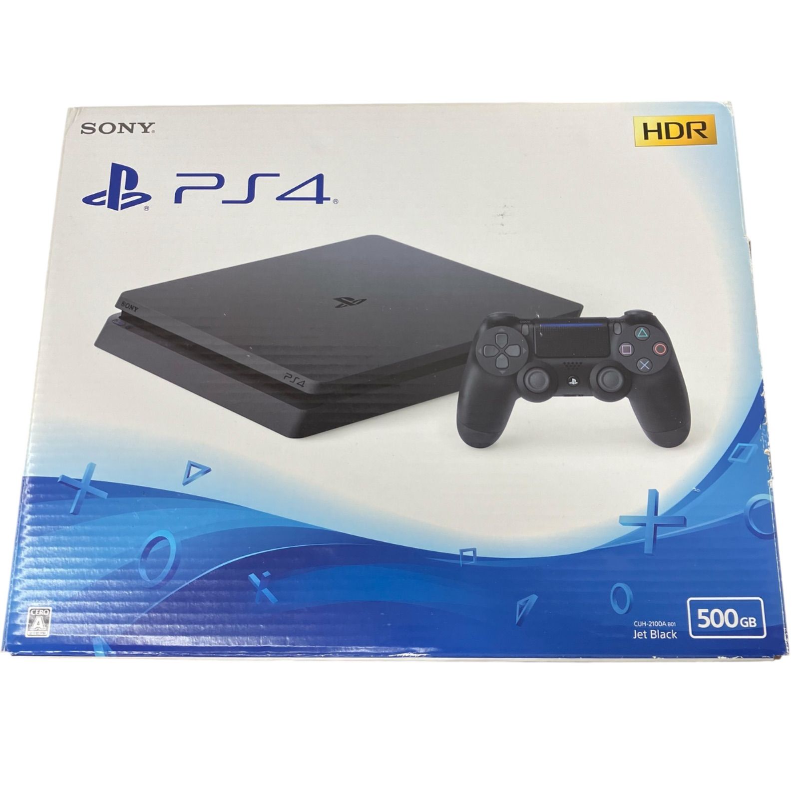 動作確認済】 くち PlayStation4 PS4本体 CUH-2100A ジェットブラック ブラック プレイステーション4 プレステ4