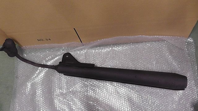 カブ50 プロ AA 04-3027 xxx の マフラー 傷 少凹み