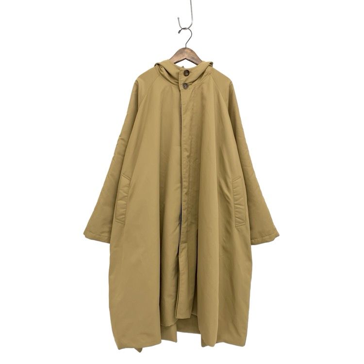 IIROT イロット Nylon Satin Patted Coat 撥水ナイロン中綿フーディコート キャメル F 020-022-WC21 -  メルカリ