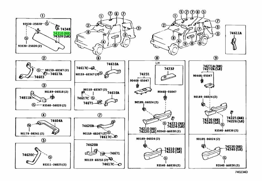 トヨタ TOYOTA 純正 新品 未使用 FJ75,LJ7#,HZJ7#,PZJ7#,KZJ7 70系