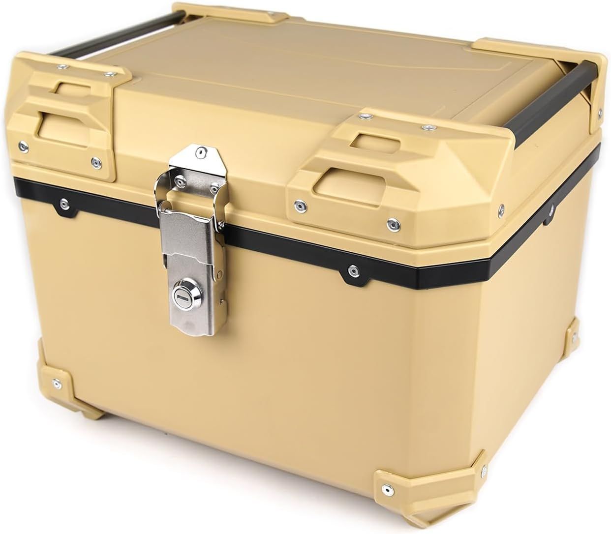 バイク トップケース 45L 大容量 防水 汎用 ABS製 ヘルメット収納可 キーロック付きCYB679定番人気