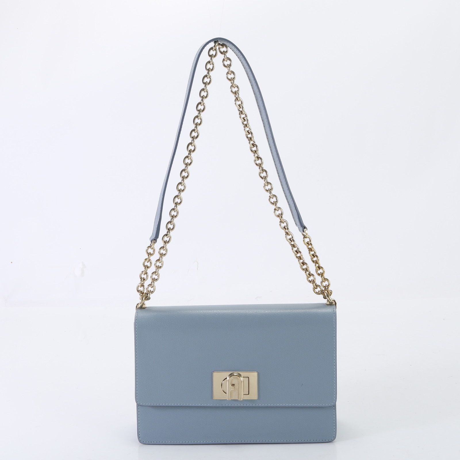 極美品 フルラ 1927 S クロスボディ24 チェーン ショルダーバッグ