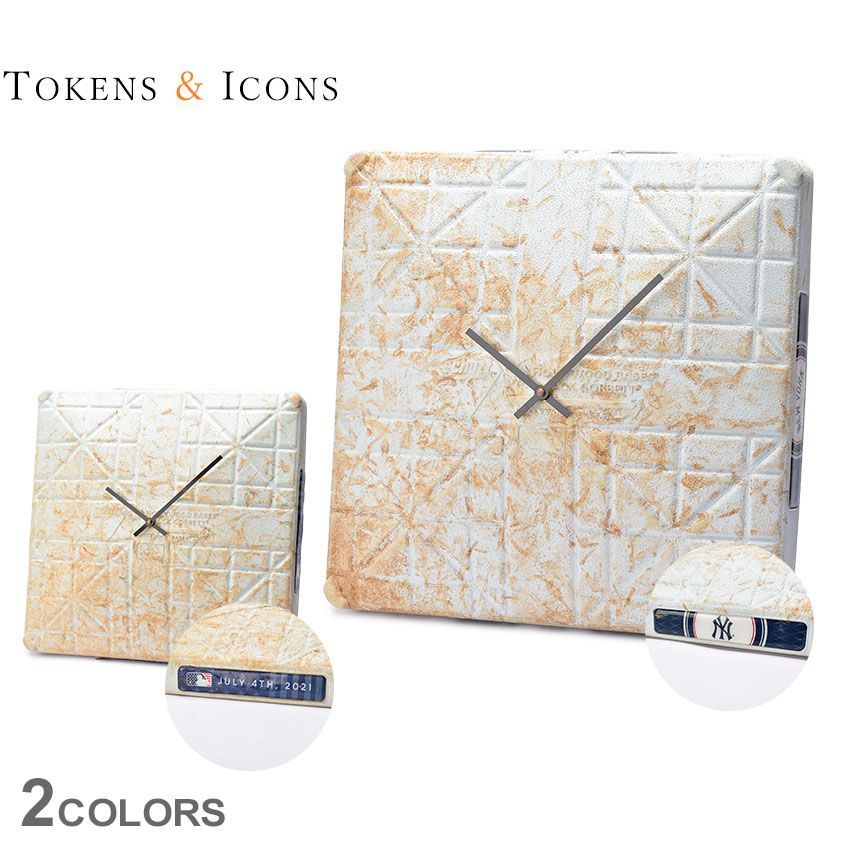 トークン＆アイコン 時計 BCY BCAN USED BASEBALL CLOCK Tokens＆Icons カラー:01.ニューヨーク・ヤンキース 品番：3432-0006