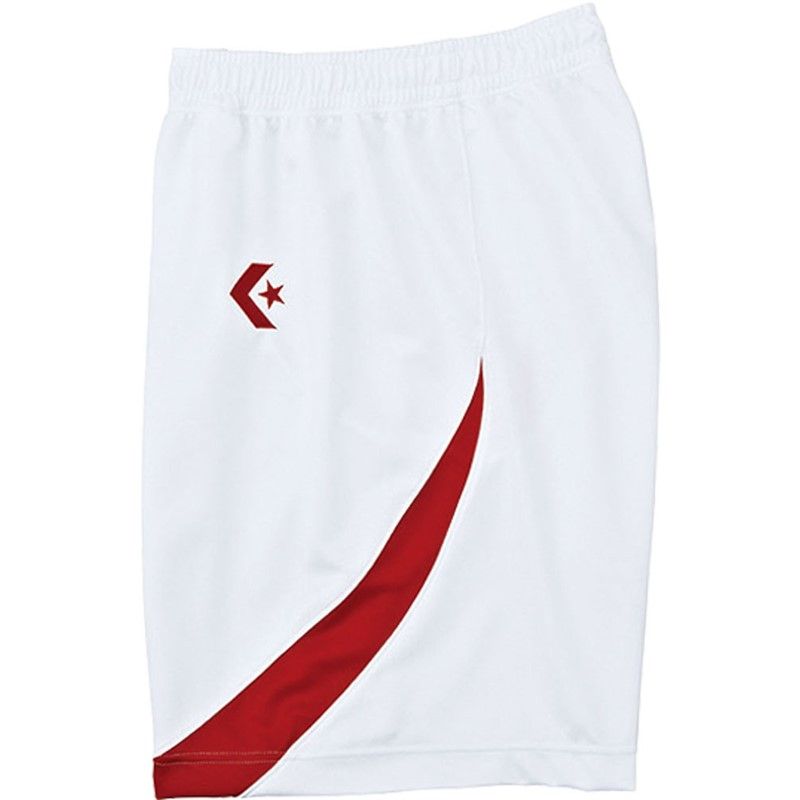 converse(コンバース) 2F ゲームパンツ バスケットゲームパンツ M (cb281801y-1164)、ホワイト/レッド