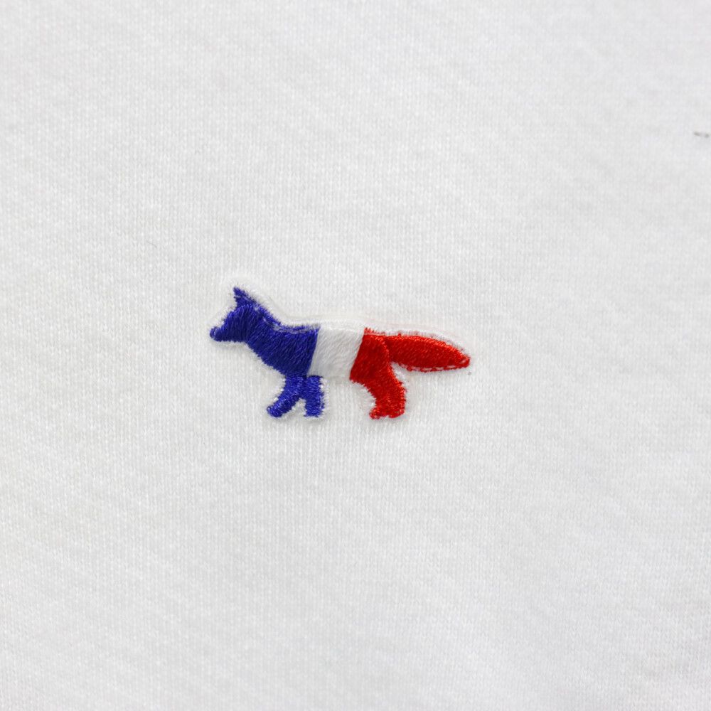 MAISON KITSUNÉ フォックス刺繍 クルーネックスウェット MAISON