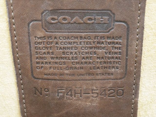 希少✨ COACH オールド コーチ 5420 ダレスバッグ ダイヤル A4可 極希少】 オールドコーチ ダレスバッグ 本革 大容量 USA製 黒 5420