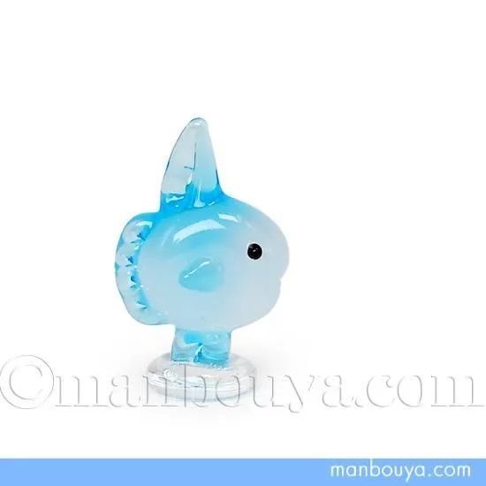 マンボウ　まんぼう　ガラス細工　魚　鎌倉　土産 魚 ガラス細工 ミニチュア 雑貨 水族館 お土産 グラススクエア