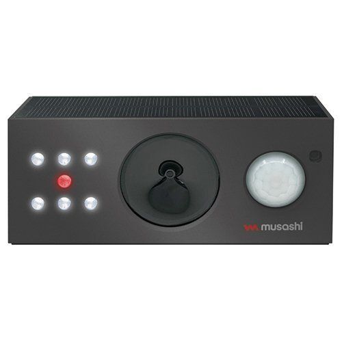 ムサシ musashi 鳥しっし ソーラー式 REP-700 ソーラー発電式で電池交換は不要 2種の強力な変動超音波フラッシュ フン被害 対策 鳥 バード