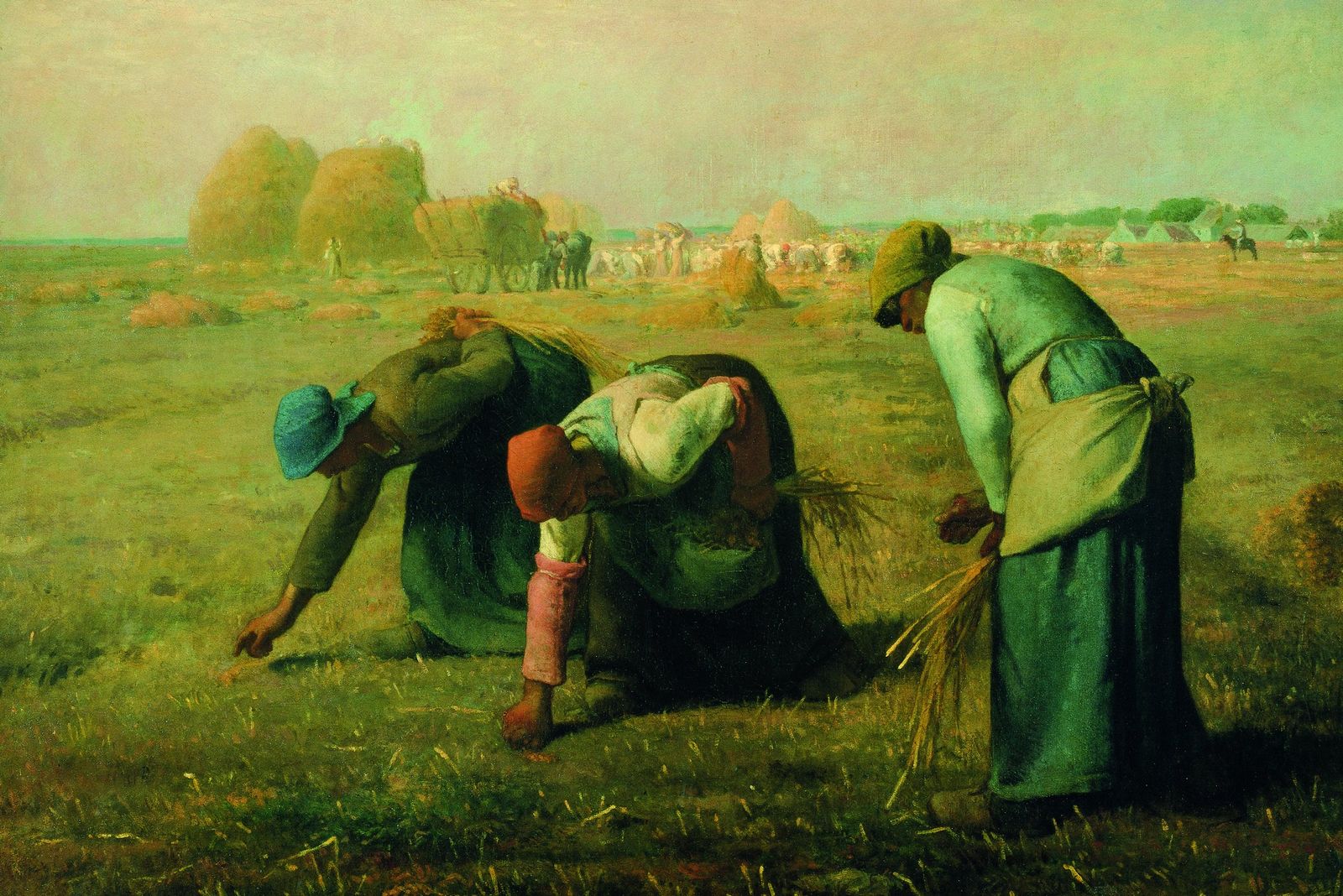 1000ピース ジグソーパズル めざせ!パズルの達人 落穂拾い (50x75cm) [落穂拾い]