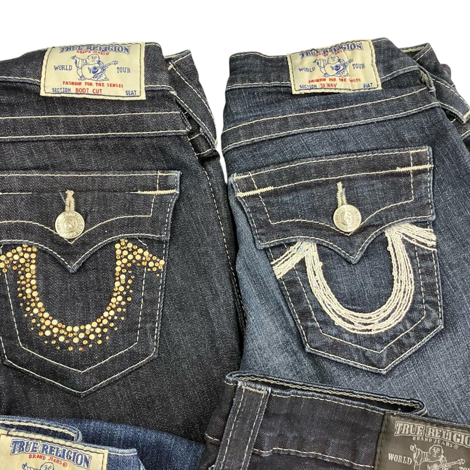 186000 現状品 TRUE RELIGION トゥルーレリジョン ジーンズ ストレート