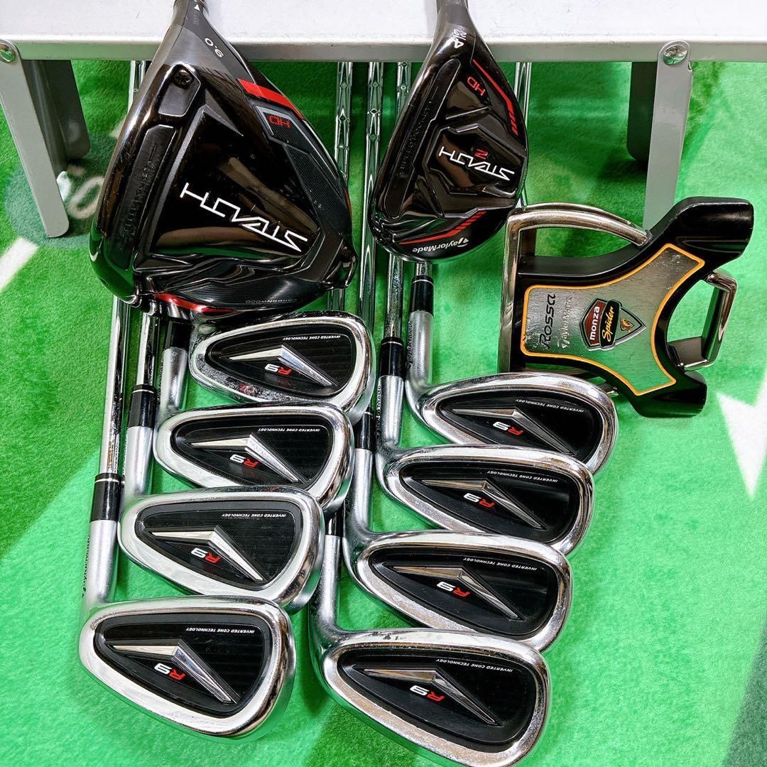 やさしく飛ばせる！】TaylorMade メンズ ゴルフクラブセット 初心者
