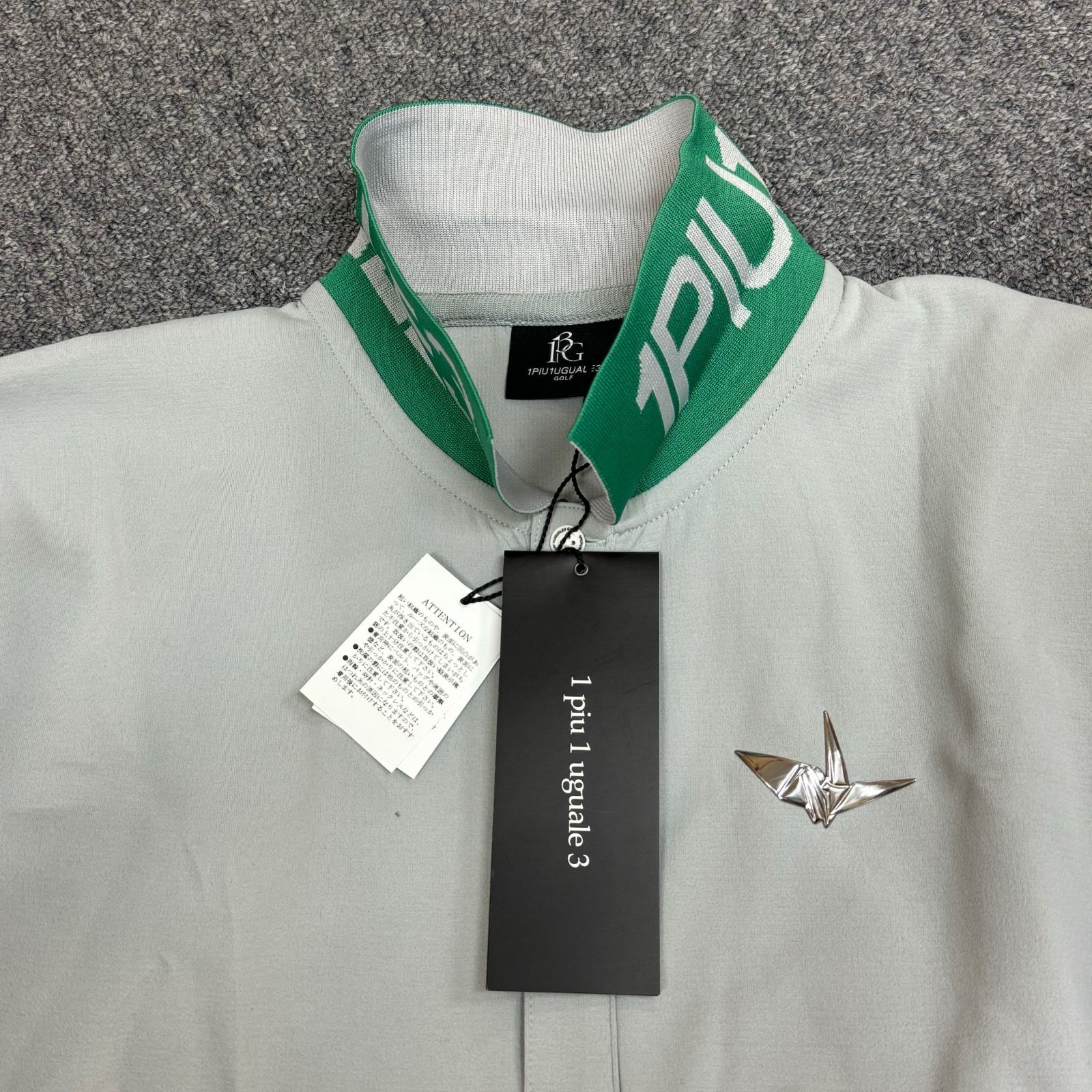 新品1PIU1UGUALE3 GOLF×ルシアンペラフィネⅥコラボ長袖ポロシャツ 68787557b_b_05_215.jpg