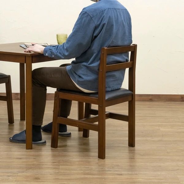 ダイニングチェア 2脚セット シンプル