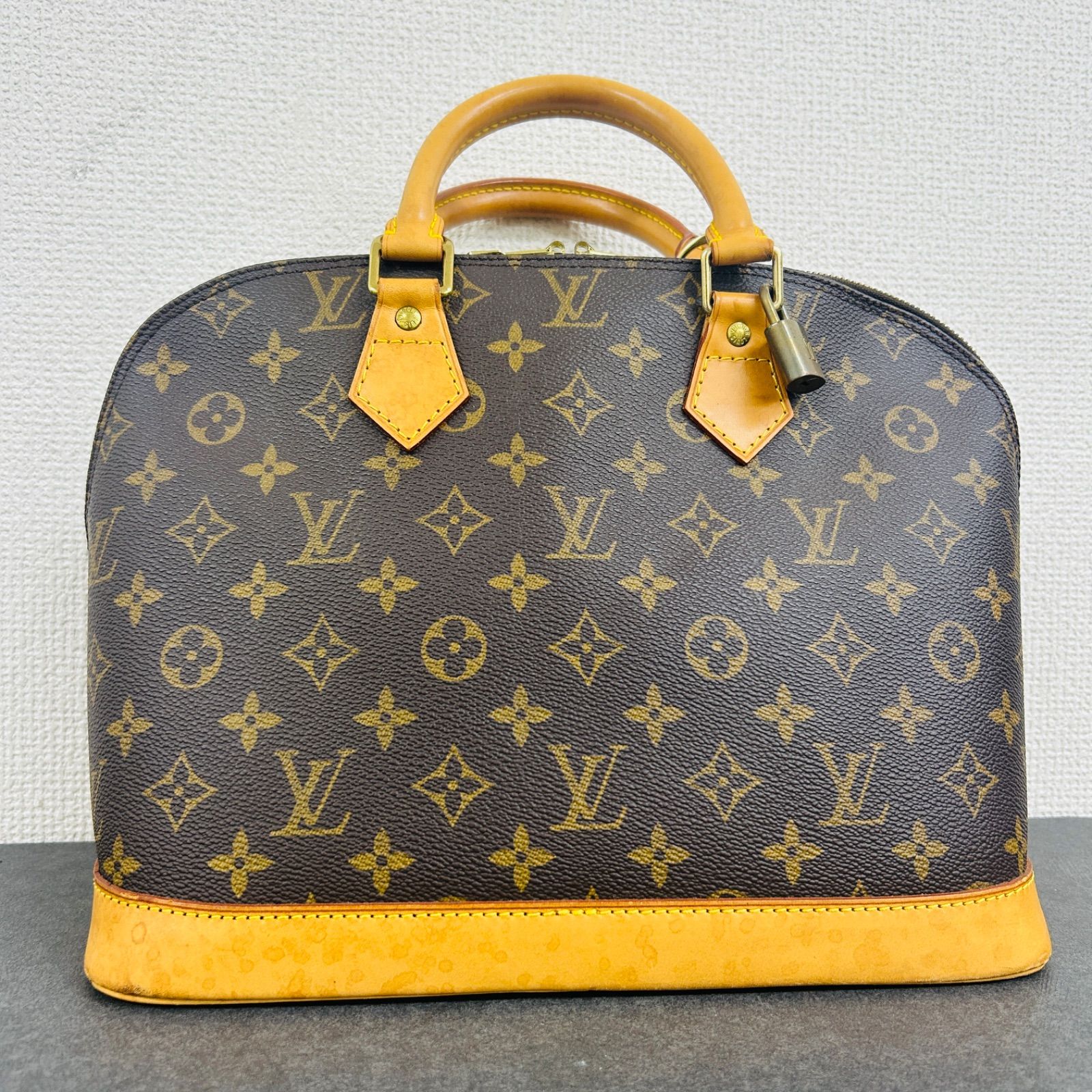 ルイ ヴィトン LOUIS VUITTON モノグラム アルマPM M51130 ハンドバッグ ブラウン PVC レザー レディース