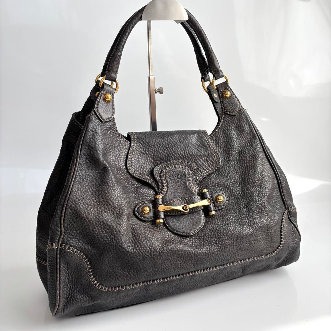 【出会えた一点物】GUCCI ホースビットホーボーレザーショルダー org.jpg