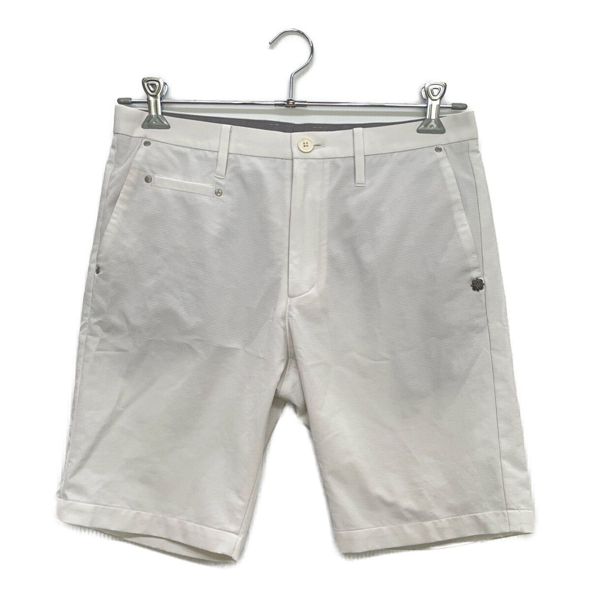 St.Andrews - coco 中古 セントアンドリュース StANDREWS メンズ ハーフパンツ M 白 ホワイト ストレッチ 中古 メンズ セントアンドリュース StANDREWS ハーフパンツ M 白