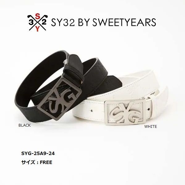 SY32 by SWEET YEARS ゴルフ ベルト メンズ おしゃれ かっこいい ブランド SYG-25A9-24 お取り寄せ