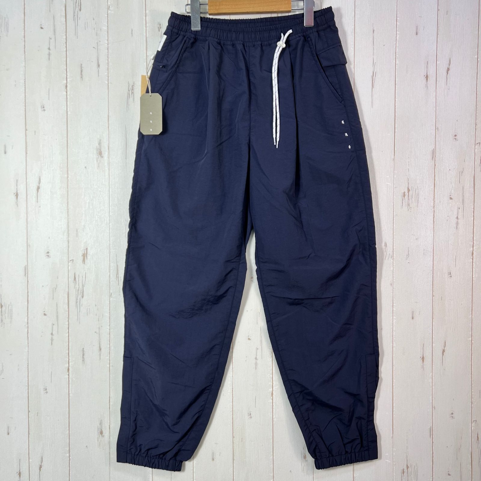 Unisex 3 ネイビー系 迷迭香 マンネンロウ ナイロン ハーベスト トレーナー NYLON HARVEST TRAINER ナイロン ウェア ボトムス ロングパンツ ウィンドシェル z00053713 ウィンドシェル ロング