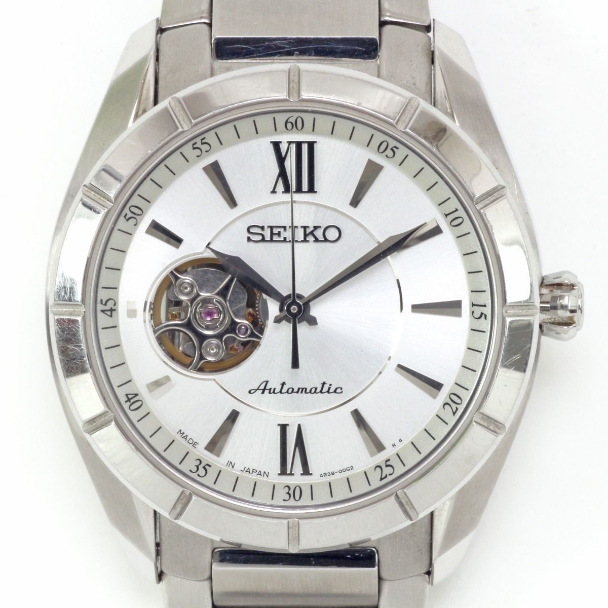 $$ SEIKO セイコー プレサージュ メンズ 自動巻き腕時計 4R38-00F0