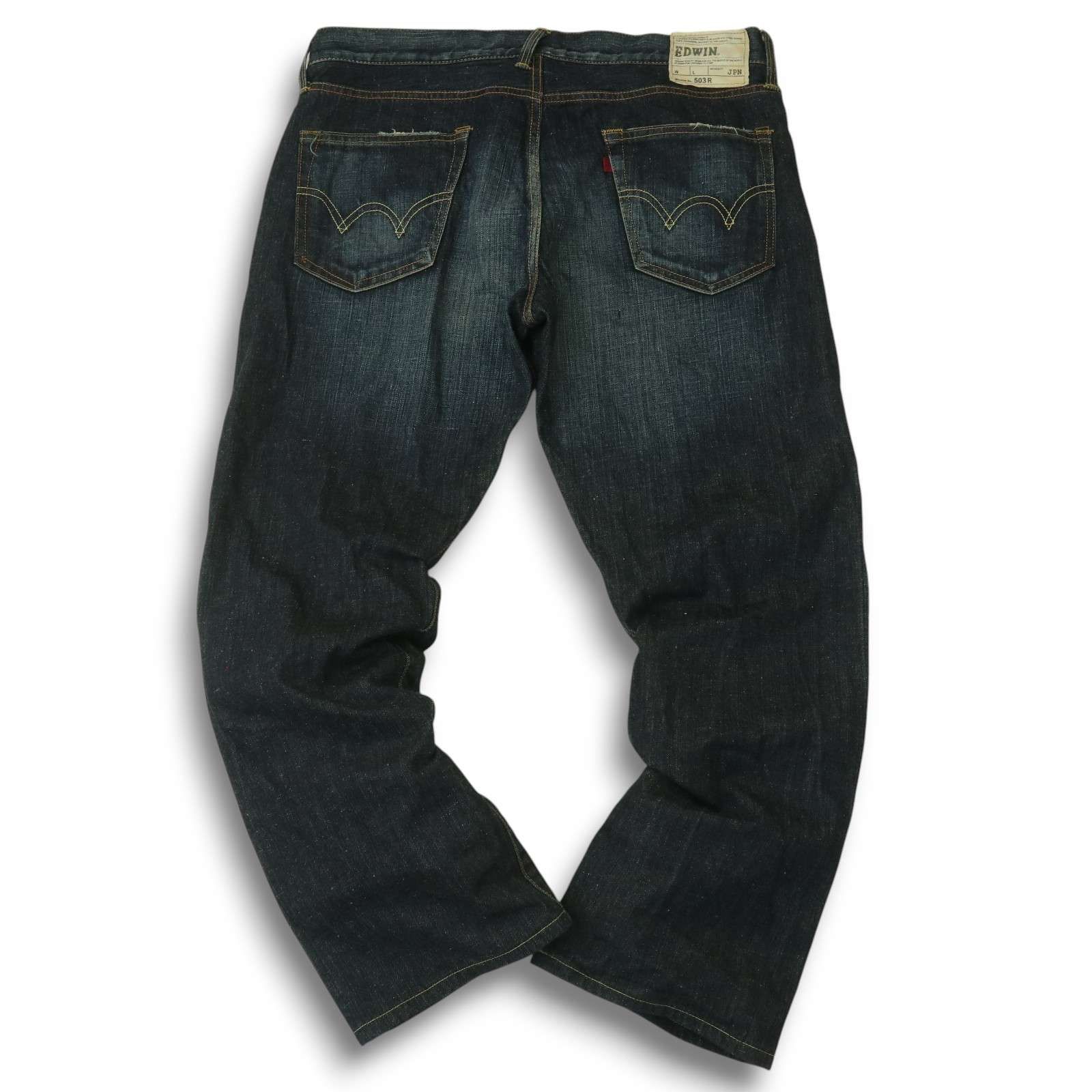 新品 未使用】 EDWIN エドウィン 0503R USED加工☆ ストレート デニム 