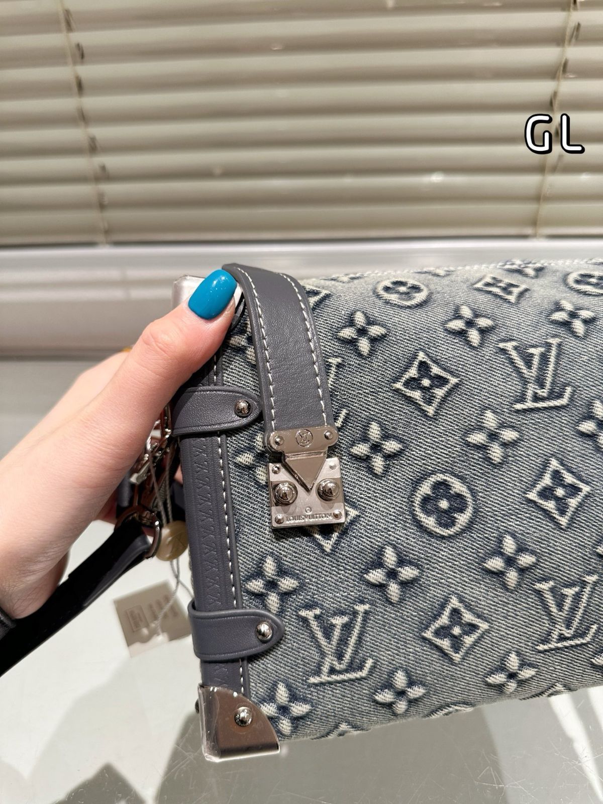 【デニムが可愛い♪】Louis Vuitton サイドトランク バッグ LOUIS VUITTON】ルイヴィトン『モノグラム デニム トランク