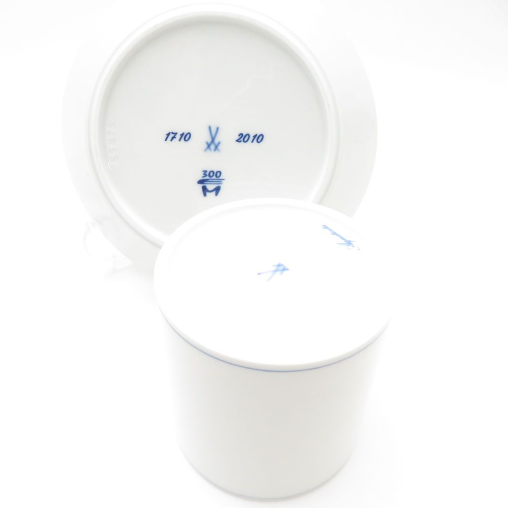 Meissen マイセン　歴代双剣マーク小皿　Aqualinla アクアティンタ 美品 MEISSEN マイセン 300周年 双剣マーク アクアティンタ