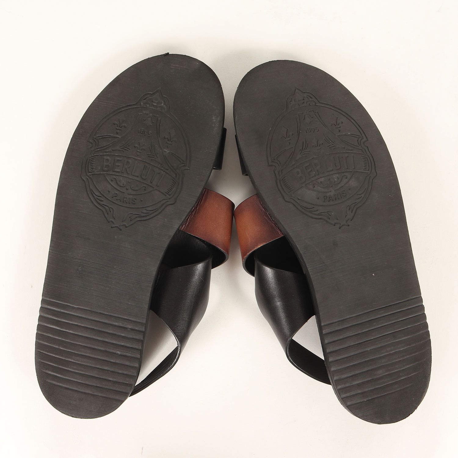 BERLUTI クロスストラップサンダル ブラック 楽天市場】BRADOR [ブラドール]クロスレザーバックストラップ