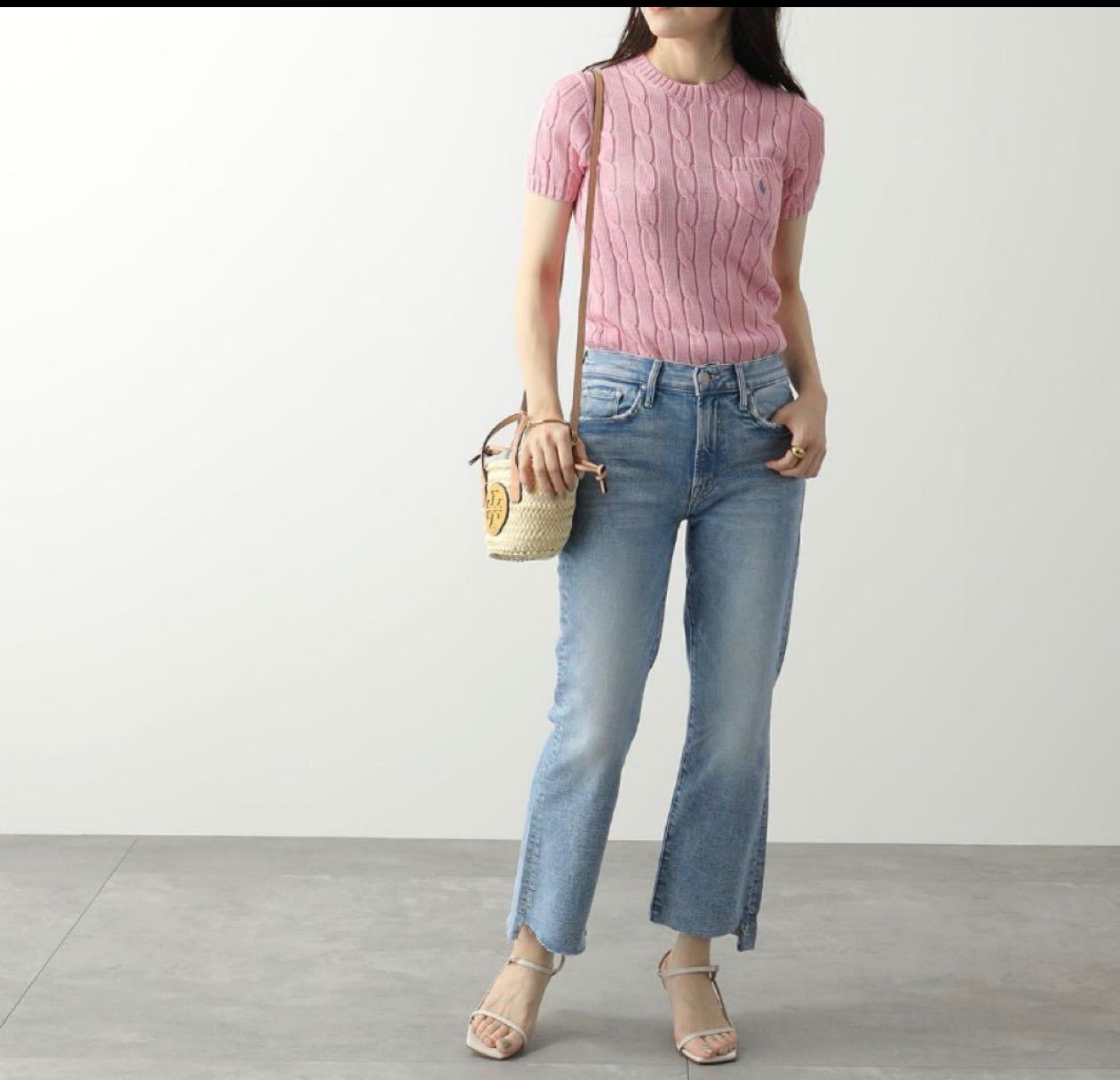 Polo Ralph Lauren ピンク 半袖セーター S 新品 Polo Ralph Lauren ケーブルニット 半袖 S ピンク - メルカリ
