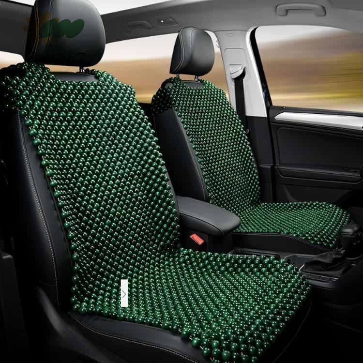 木製ビーズ シートカバー 車 シートカバー ウッドビーズ 車用 内装パーツ カークッション カーシート L字型クッション 通気性 蒸れない 防