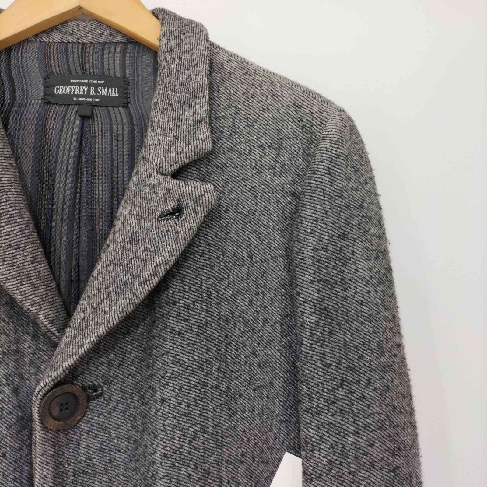 ジェフリービースモール GEOFFREY B. SMALL ウール混 チェスターコート