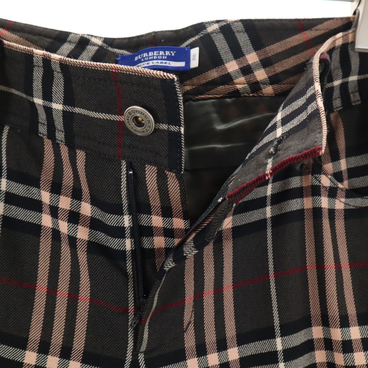 BURBERRY BLUE LABEL バーバリーブルーレーベル 日本製 ウール