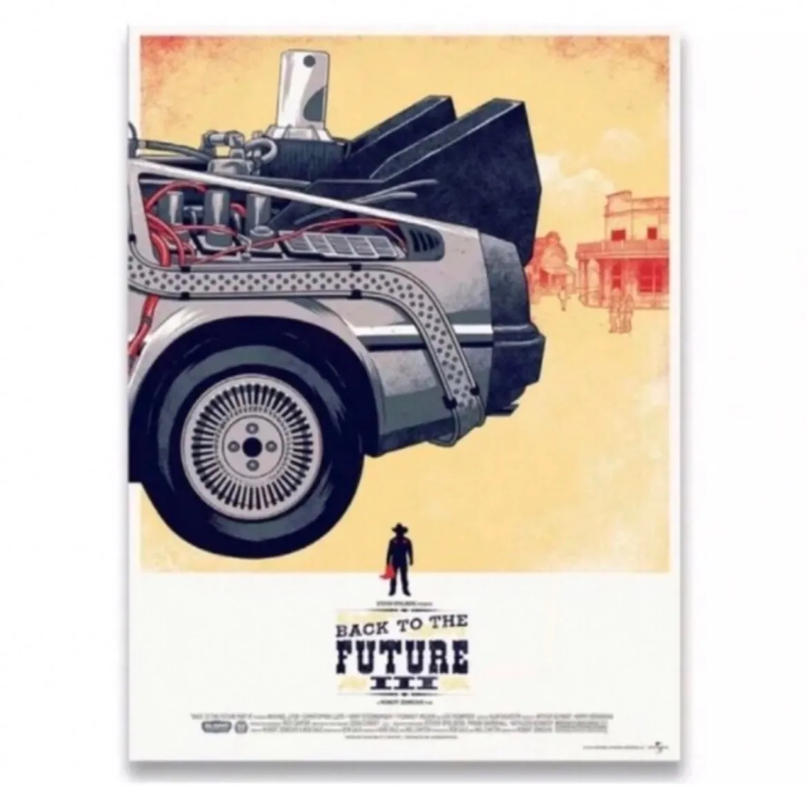 デロリアン　バックトゥーザフューチャー　3枚セット　ポスター　洋画　映画 デロリアンバックトゥーザフューチャー3枚セットポスター洋画映画