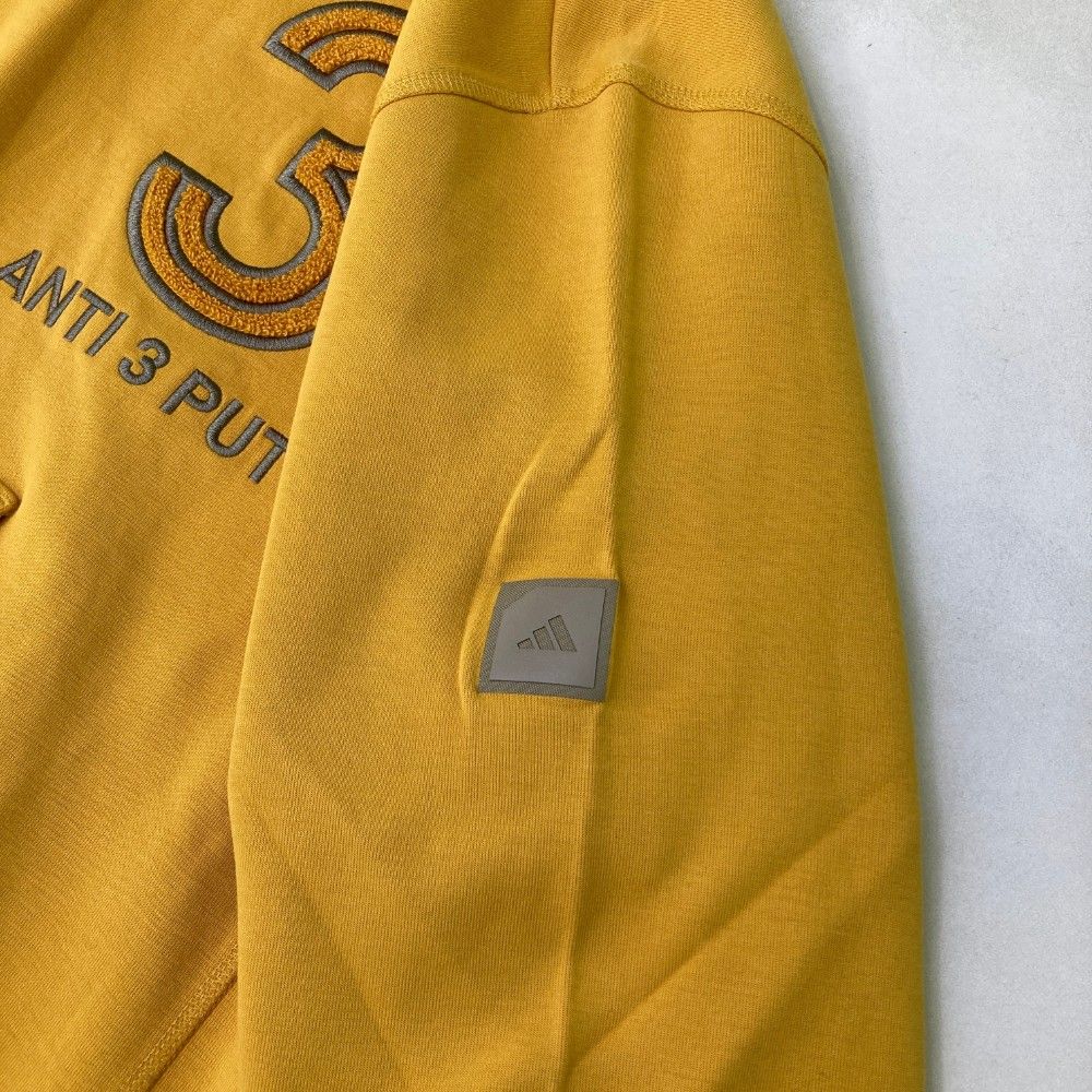 サイズ：XL ADIDAS GOLF アディダスゴルフ HZ3235 スウェット パーカー  オレンジ系 [240101422764] ゴルフウェア メンズ ストスト サイズ：XL ADIDAS GOLF アディダスゴルフ HZ3235 スウェット