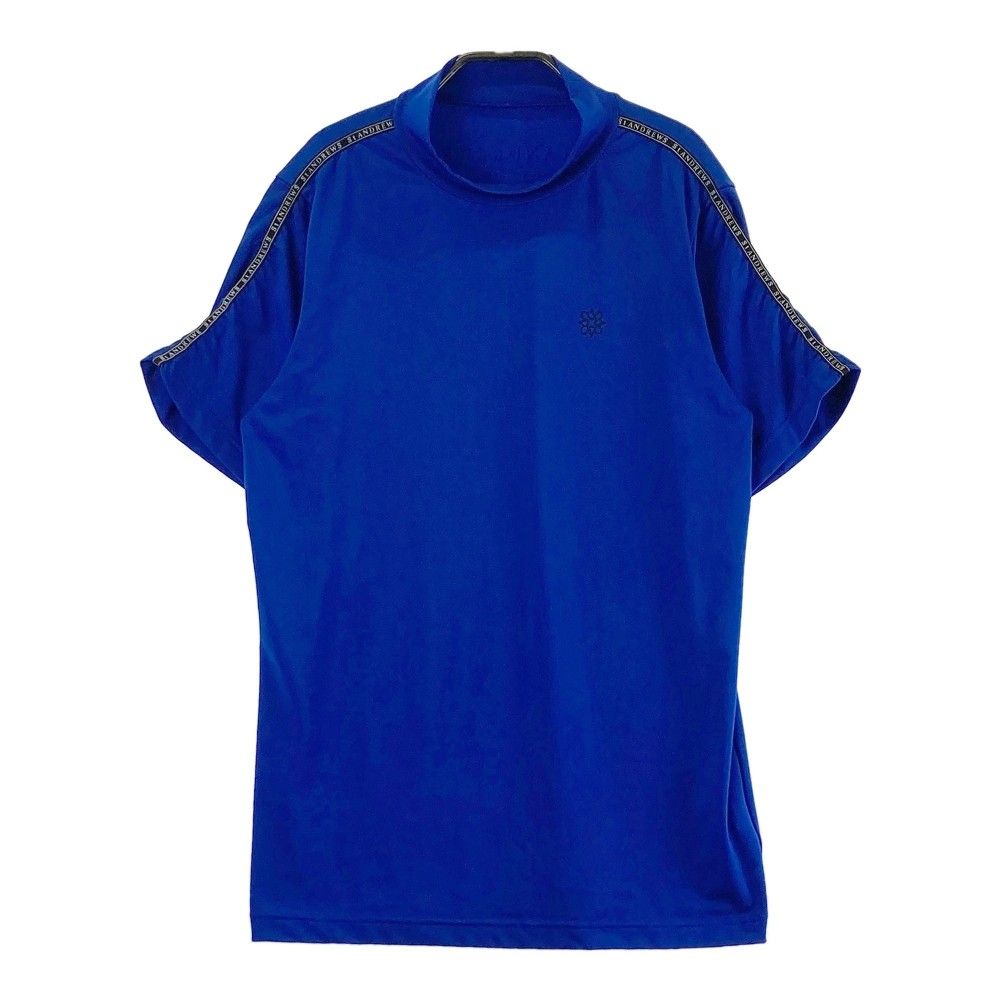 サイズ：M ST ANDREWS セントアンドリュース 2023年 ハイネック 半袖Tシャツ  ブルー系 [240101436231] ゴルフウェア メンズ ストスト サイズ：M ST ANDREWS セントアンドリュース 2023年 ハイネック