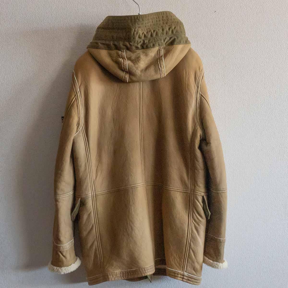 2011AW】STONE ISLAND【Sheepskin Leather Jacket】M ムートン レザー 