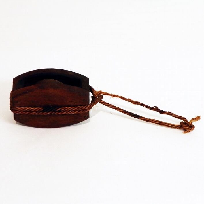 時代物・古民具・滑車・レトロ・アンティーク・No.200412-10・梱包