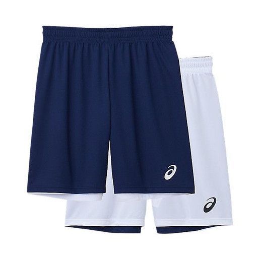 アシックス リバーシブルパンツ ピーコート 140