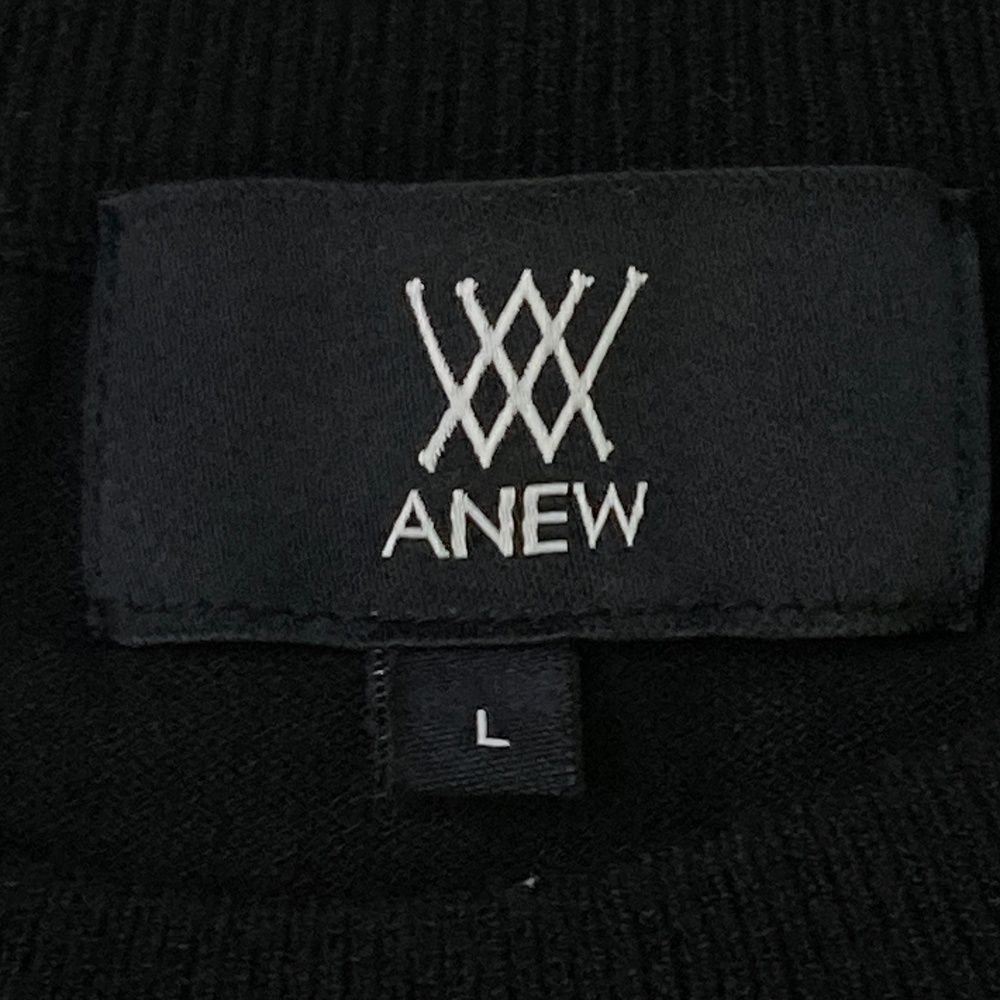 サイズ：L ANEW GOLF アニューゴルフ ニットセーター ロゴ総柄