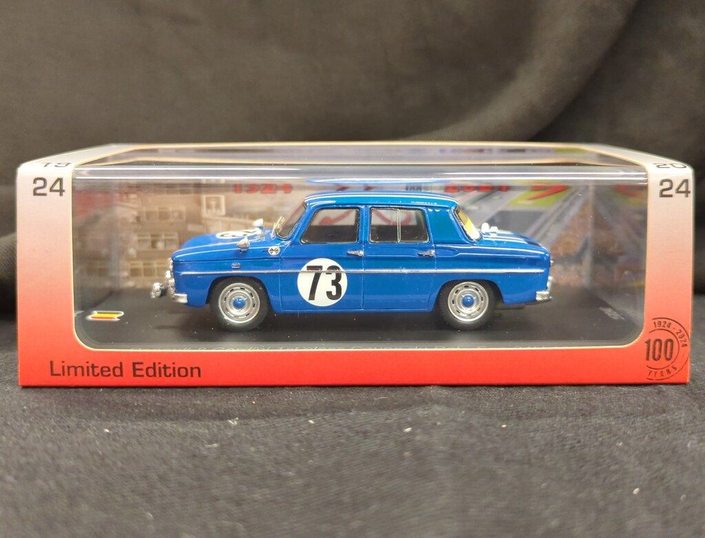Miniature Voiture SPARK 1/43 – Renault 8 Gordini – Class Coupe Du Roi Spa 1966 – Résine