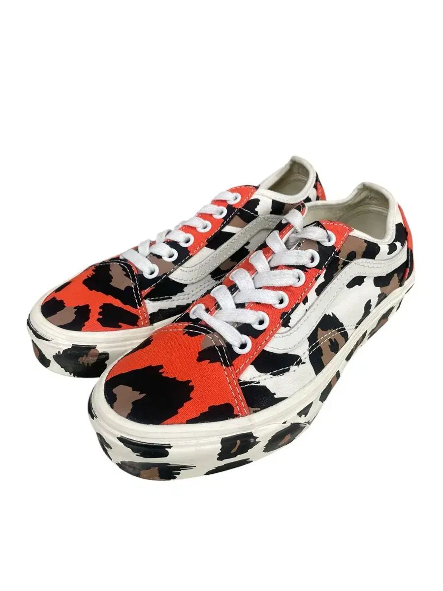 【雷市場（ポンジャン）商品韓国直送】 VANS(バンズ) オールドスクール テーパー 日の出 ヒョウ柄 レオパード 230mm