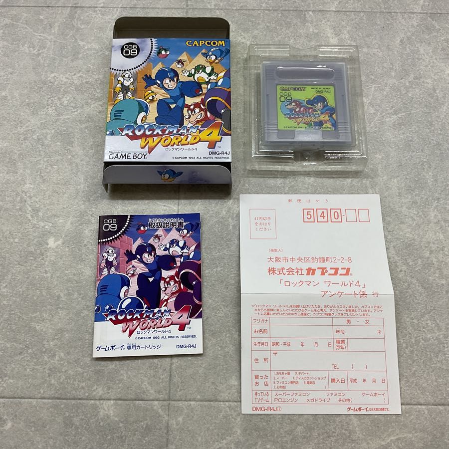 ゲームボーイ/GB/ ロックマンワールド4 ROCKMAN WORLD4 カセット