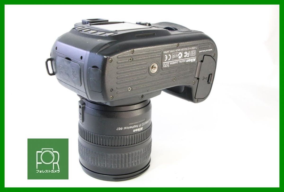 動作保証・点検済】光学極上□ニコン Nikon D70 ボディ+AF-S DX NIKKOR