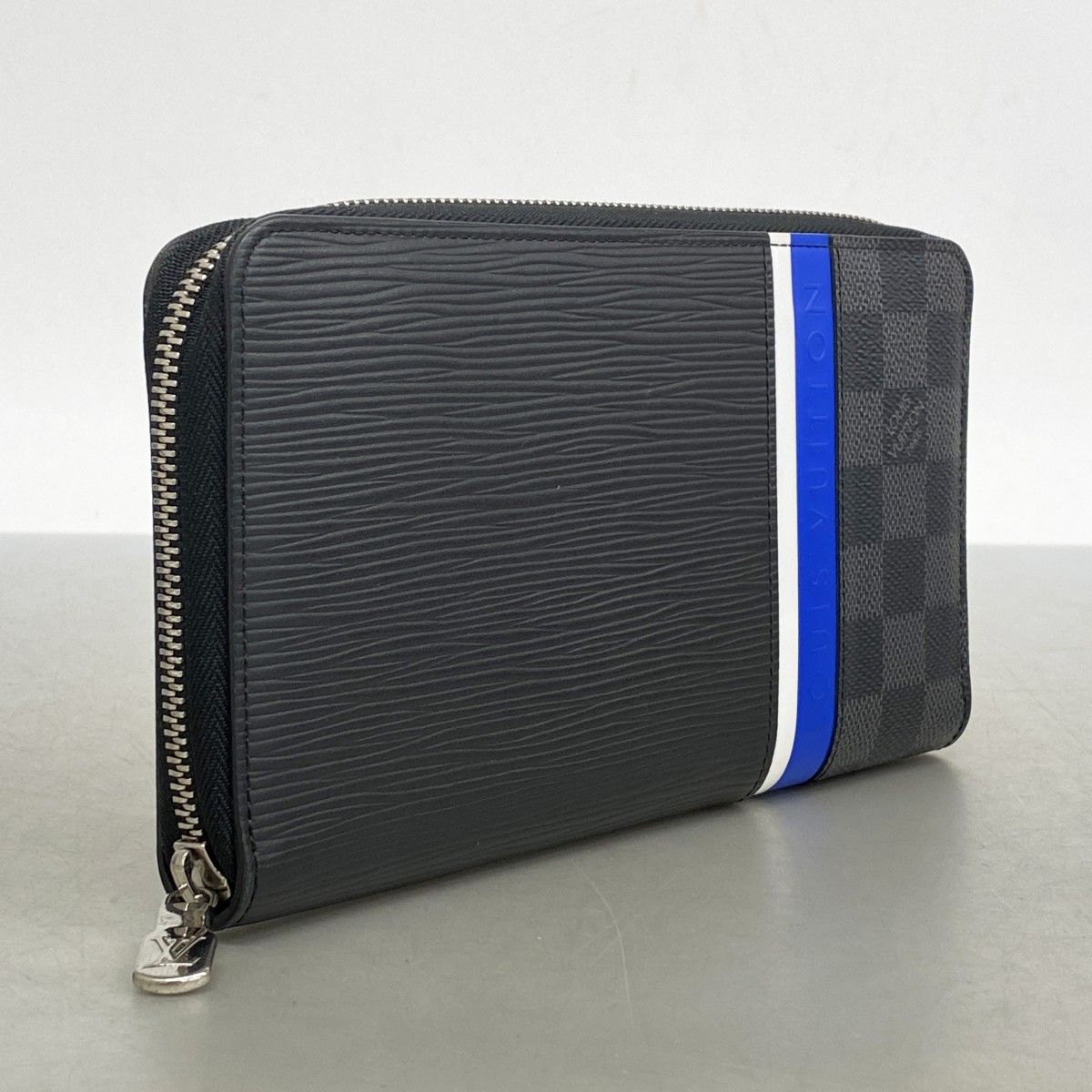 5 id 5425-h ルイヴィトン 長財布 ダミエ グラフィット エピ ジッピーオーガナイザーNM M 69541 ブラック メンズ