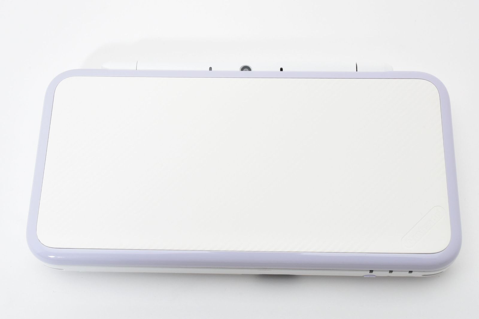 上 完動品 Newニンテンドー2DS LL ホワイト×ラベンダー 任天堂 本体 外箱 完備 ゲーム機 コンソール 超 画面黄変小 B1003