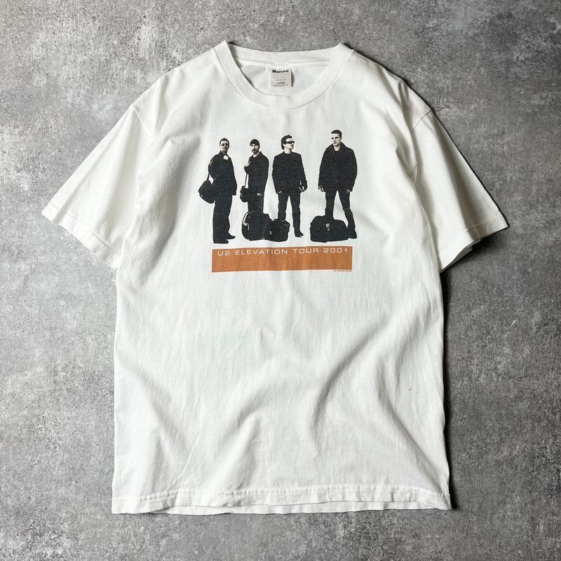 00s USA製 U2 オフィシャル 2001 半袖 オールド バンド バンT
